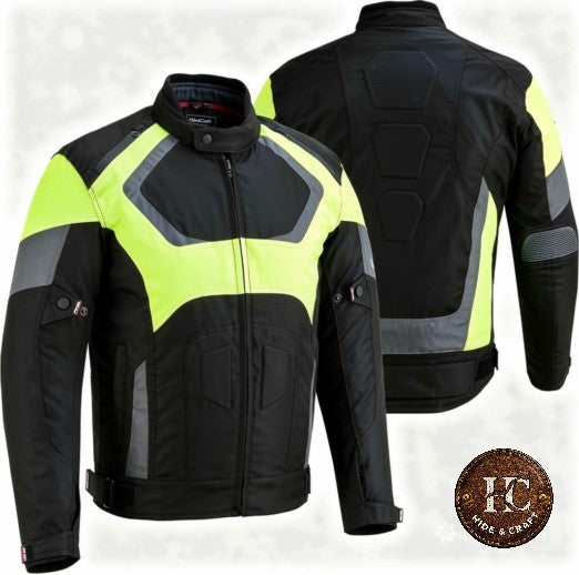 Men's Cordura Motorbike Jacket – Midnight Black