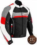 Men's Cordura Riding Jacket – Red & Black Edition
