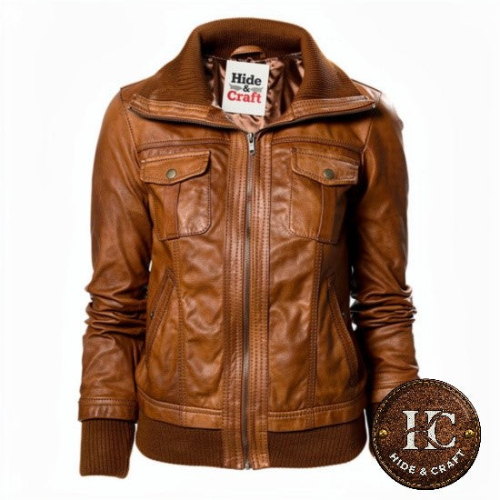 Women's Lambskin Leather Jacket – Beautifully Soft, Effortlessly Elegant | Hide & Craft
