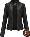 Women's Lambskin Leather Jacket – Tailored Slim Fit | Black | Brown | Bronze