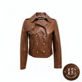 Women's Leather Motorbike Jacket – Soft, Structured & Made to Last