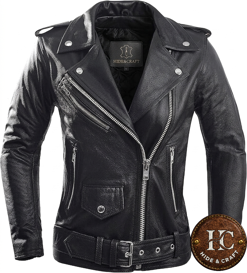 Women's Vintage Lambskin Leather Jacket – Jet Black | Tobacco Brown | Antique Bronze