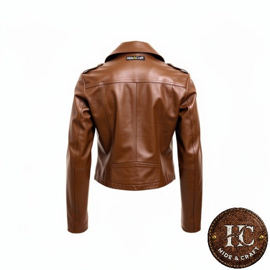 Women's Leather Motorbike Jacket – Soft, Structured & Made to Last
