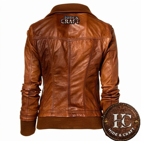 Women's Lambskin Leather Jacket – Beautifully Soft, Effortlessly Elegant | Hide & Craft