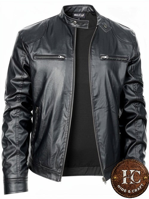 Men's Lambskin Leather Jacket – Where Craft Meets Character | Hide & Craft
