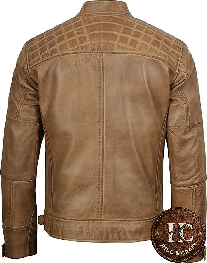 Men's Refined Lambskin Leather Jacket – Hide & Craft