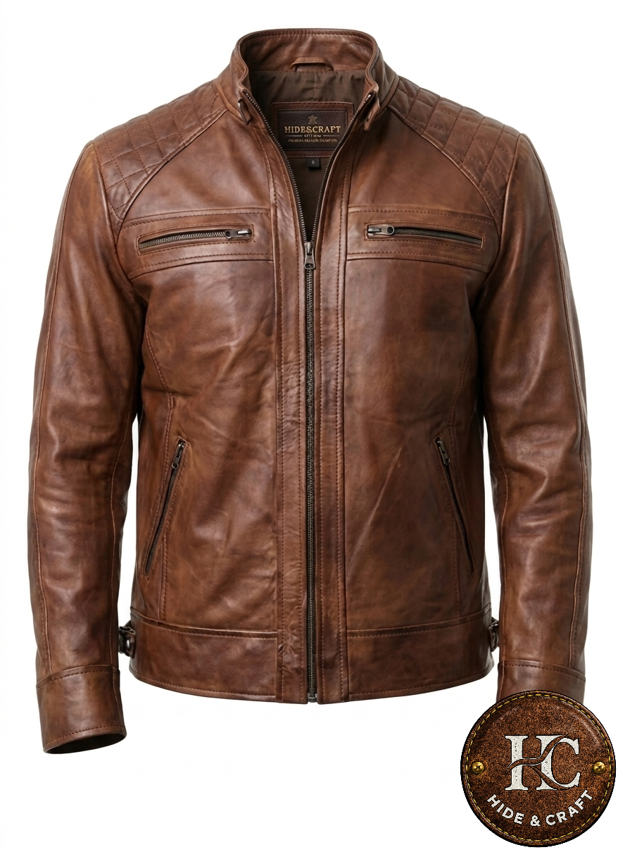 Men's Classic Era Lambskin Leather Jacket – Hide & Craft
