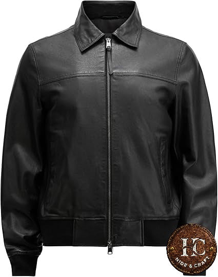 Men's Vintage Style Lambskin Leather Jacket – Hide & Craft