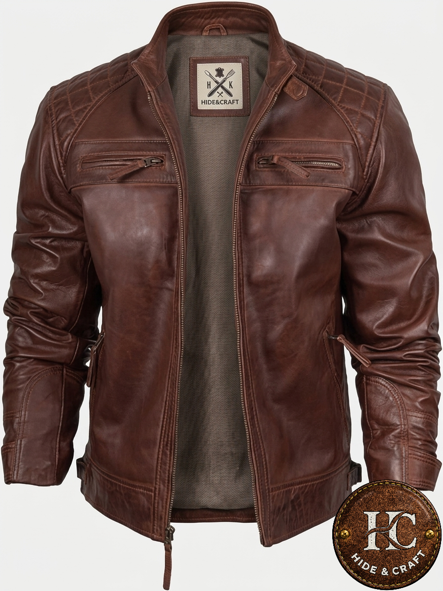 Men's Journeyman Lambskin Leather Jacket – Hide & Craft