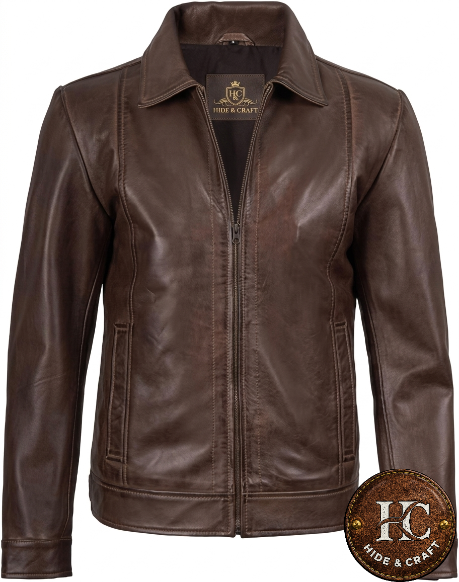 Men's Sig Lambskin Leather Jacket – Hide & Craft