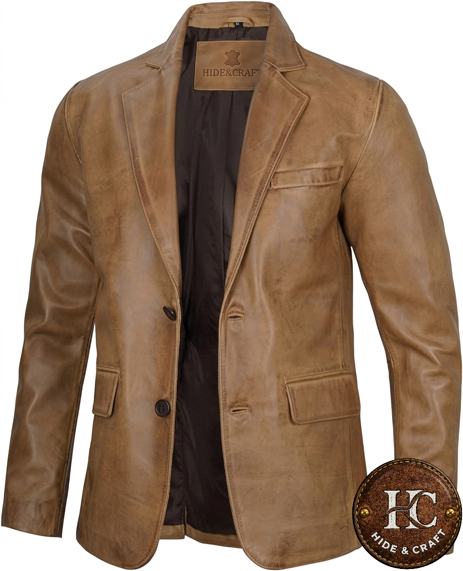 Men's Groundwork Lambskin Leather Coat – Hide & Craft