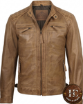 Men's Refined Lambskin Leather Jacket – Hide & Craft