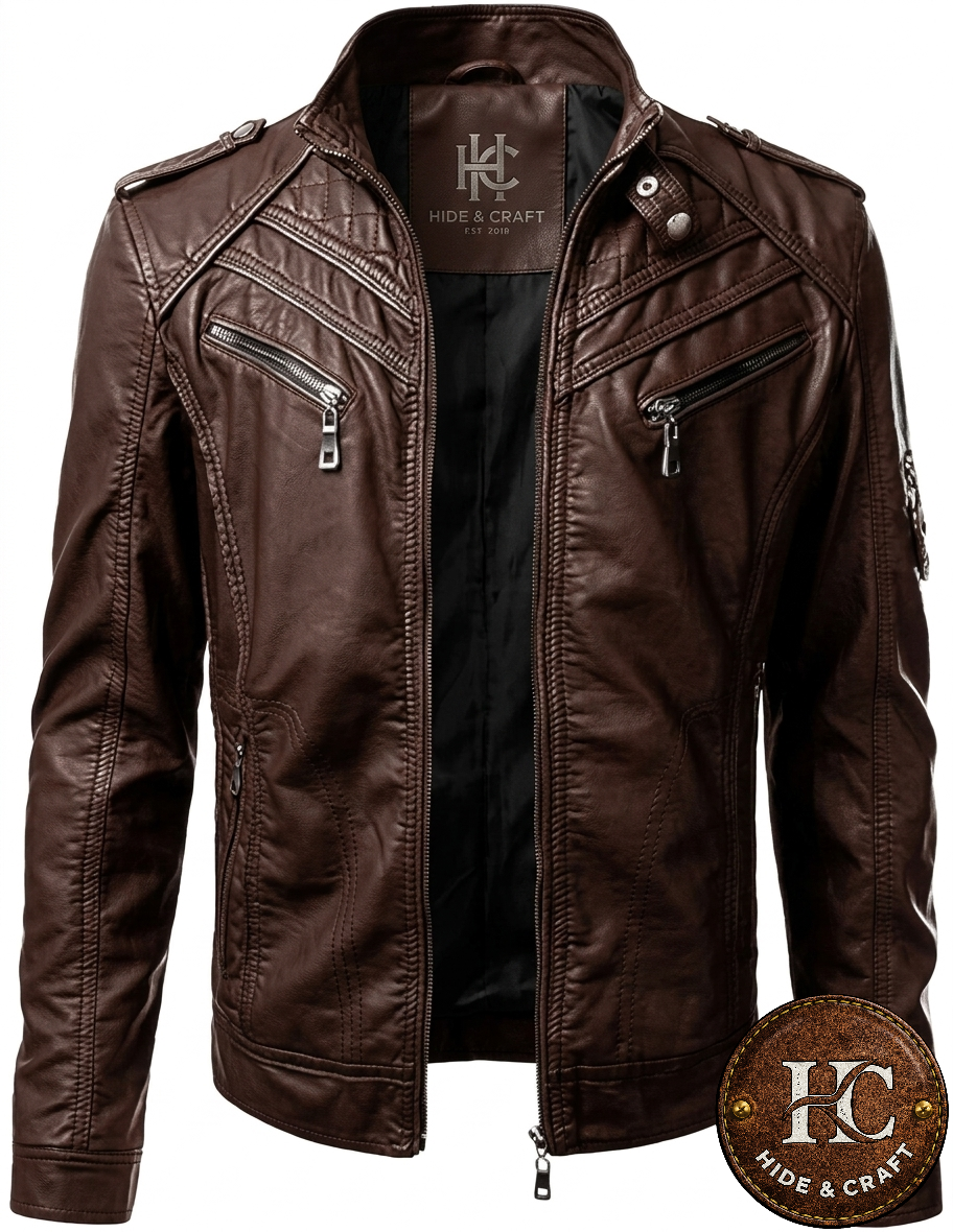 Men's Vintages Lambskin Leather Jacket – Hide & Craft