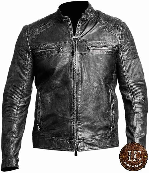 Men's Premium Lambskin Leather Jacket – Hide & Craft