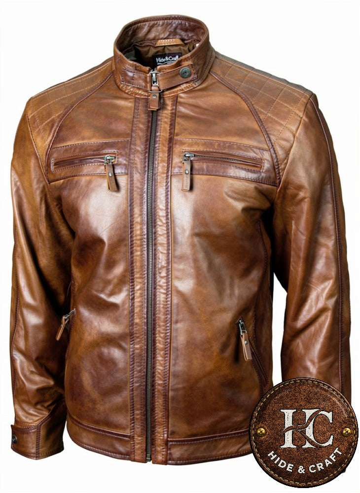 Men's Lambskin Leather Jacket – Three Tones, One Exceptional Standard | Hide & Craft