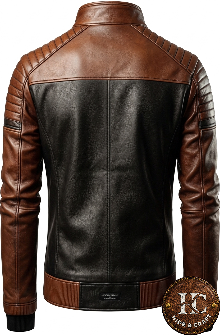 Men's Premium Lambskin Leather Jacket – Supple, Lightweight & Luxurious | Hide & Craft