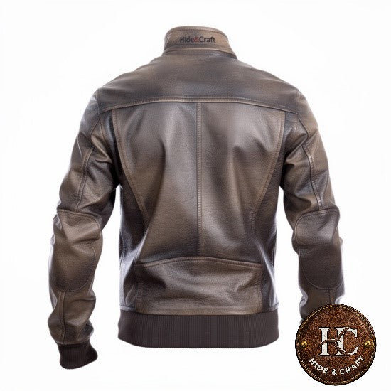 Men's Genuine Leather Motorbike Jacket – Ride Ready, Road Proven | Hide & Craft