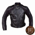 The Perfect Choice – Men's Black Leather Motorbike Jacket | Hide & Craft