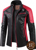 Genuine cowhide Leather Motorbike Jacket