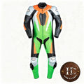 Genuine Leather Motorbike Suit for Men – Multicolor Edition