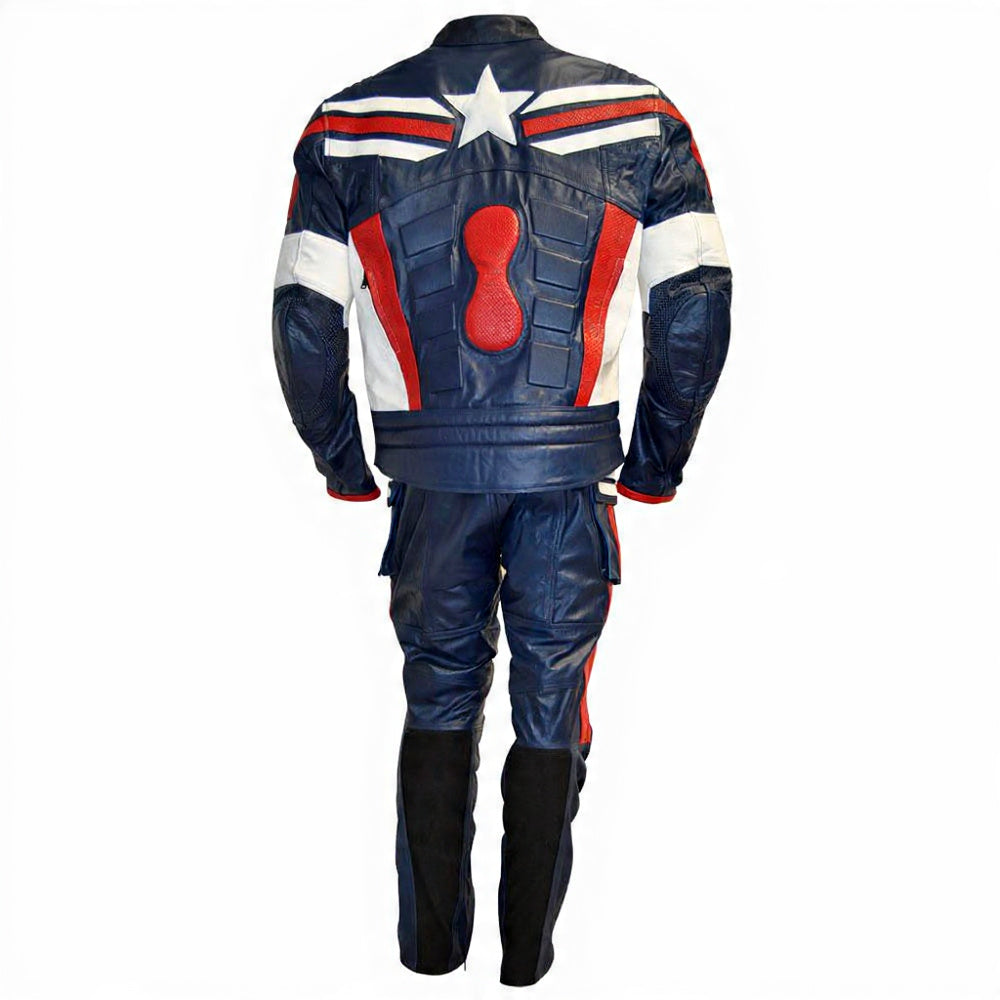 Super Hero Costume Motorbike Suit