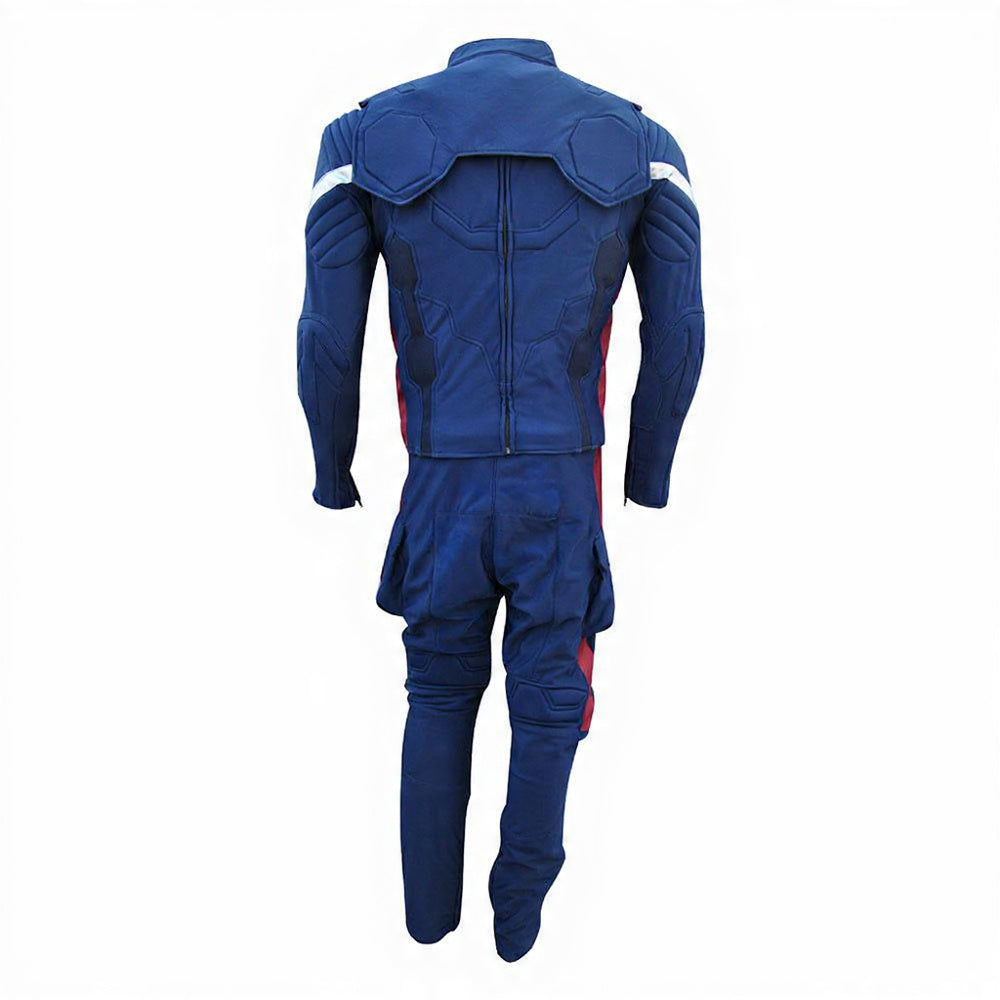 Super Hero Costume Motorbike Suit