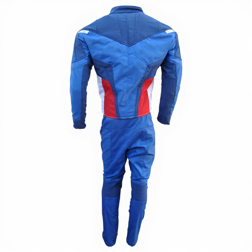 Super Hero Costume Motorbike Suit